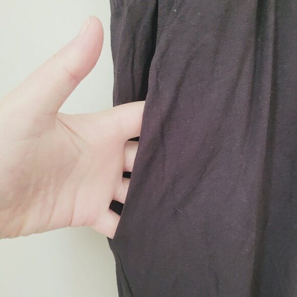 New H&M Mama Maternity Stretch Waist Pants in Black Size XXL NWT - Picture 7 of 8